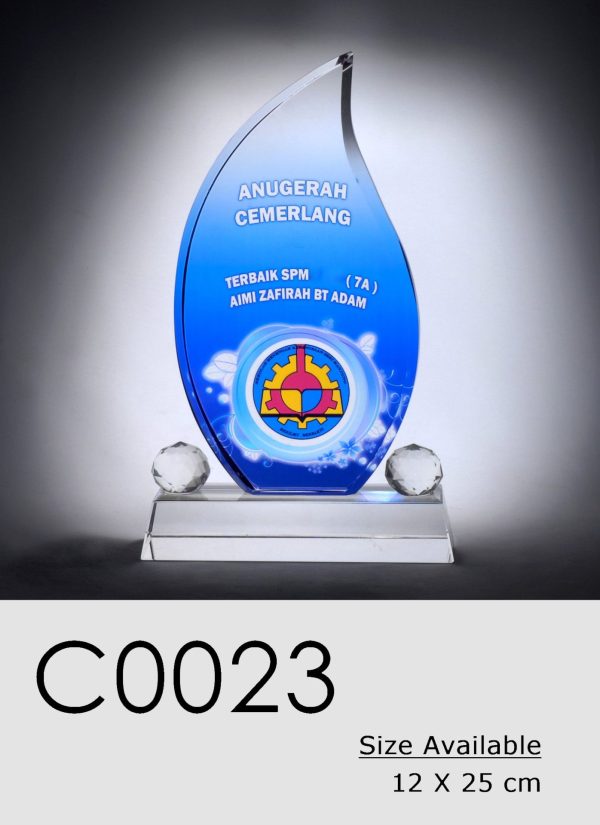 C0023 Crystal Plaque