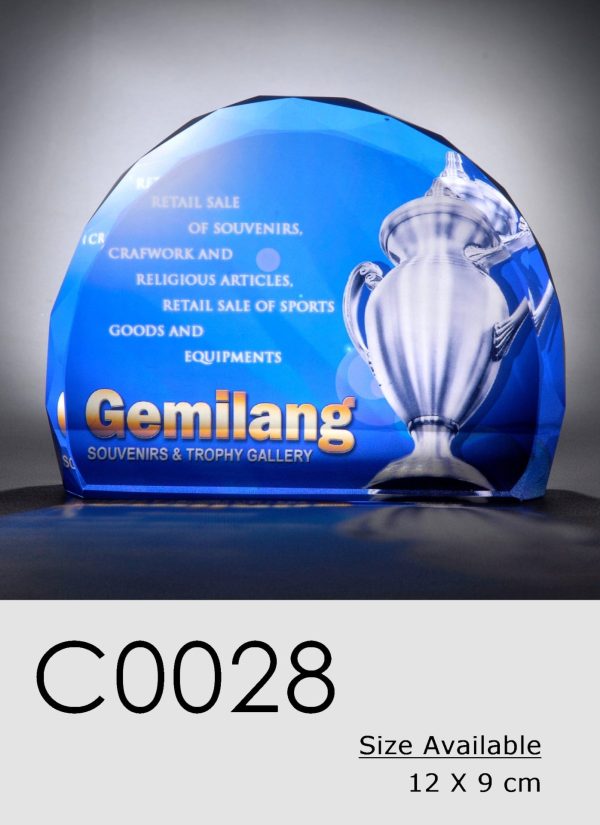 C0028 Crystal Plaque