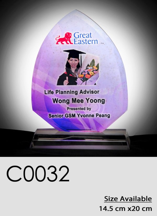 C0032 Crystal Plaque