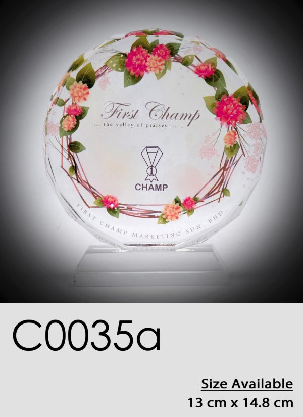 C0035a Crystal Plaque