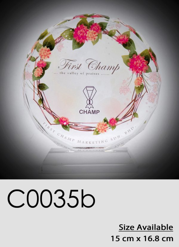 C0035b Crystal Plaque