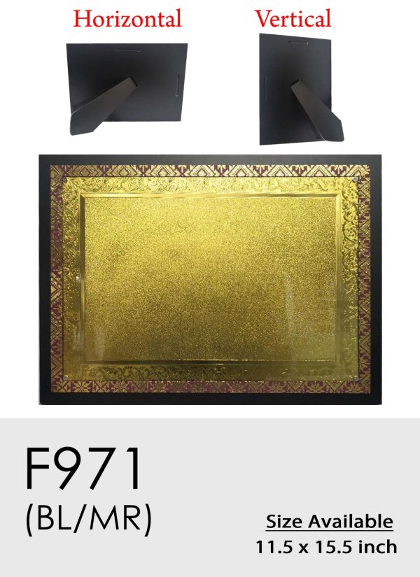 F971 Exclusive Premium Affordable Wooden Frame Glasses Standing Plaque Malaysia