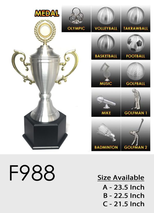 F988 Exclusive Premium Affordable Alloy Trophy Malaysia