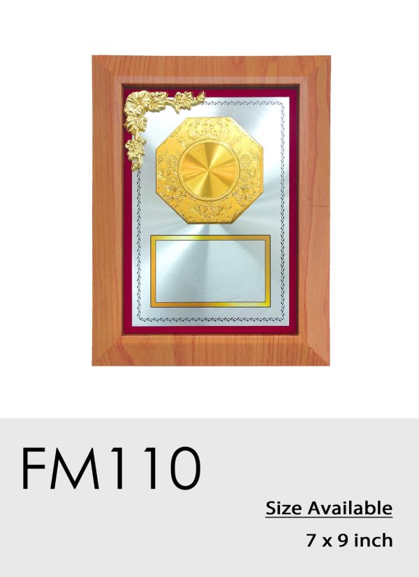 FM110 Plaque - Wood Plaque