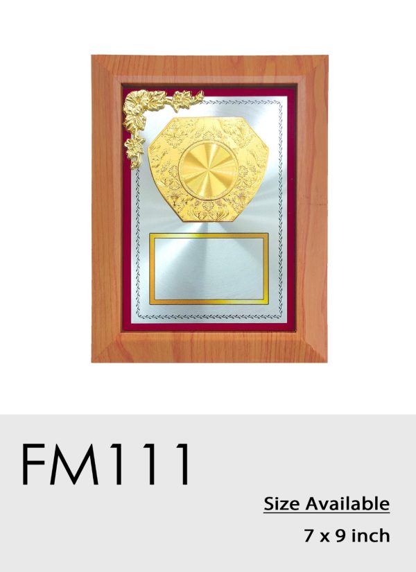 FM111 Plaque - Wood Plaque