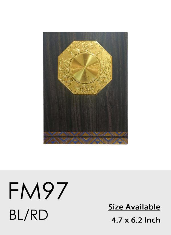 FM97 Plaque - Wood Plaque