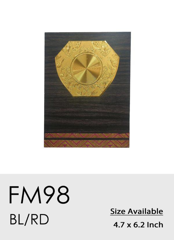FM98 Plaque - Wood Plaque